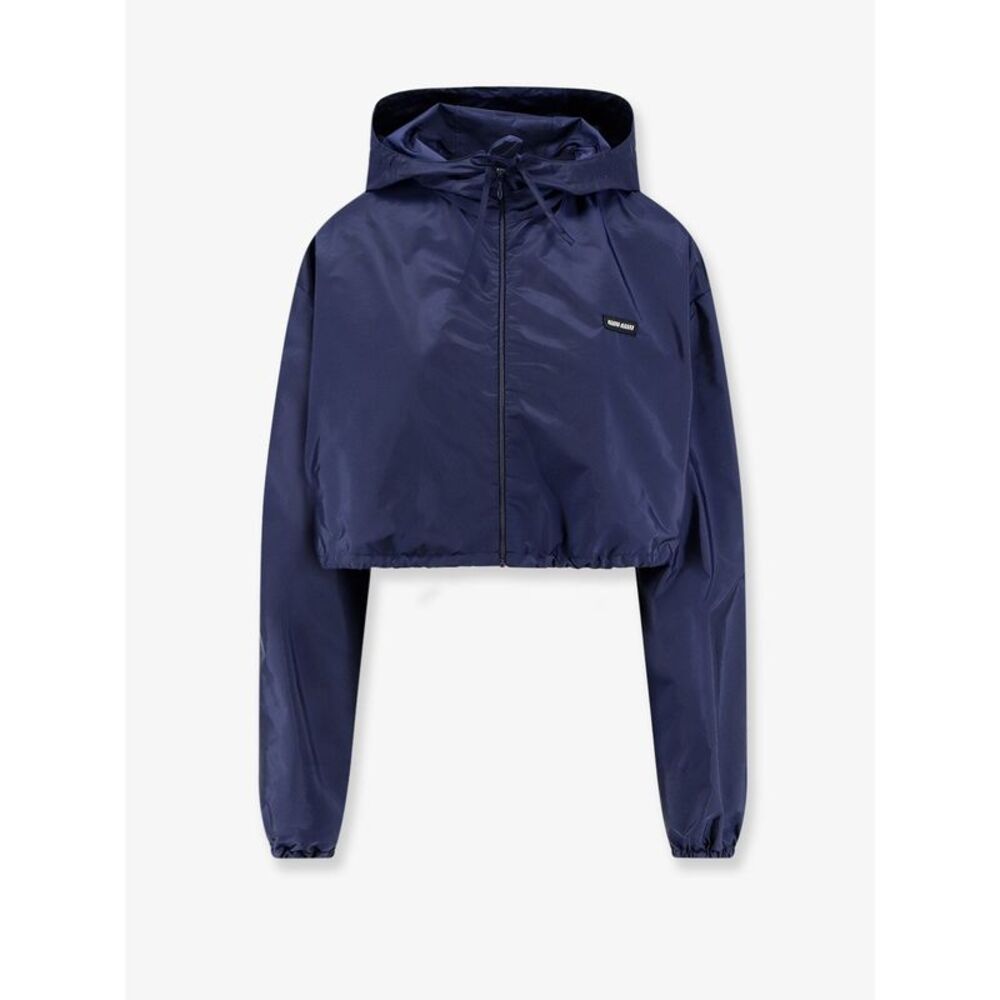 Miu Miu Women Cropped Recycled Nylon Jacket